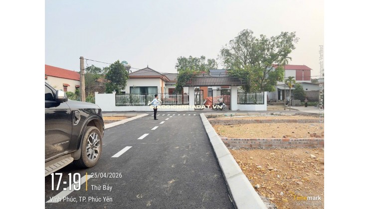 CHỈ NHỈNH 1 TỶ - SỞ HỮU ĐẤT NỀN PHÂN LÔ ĐẸP TẠI TP. PHÚC YÊN